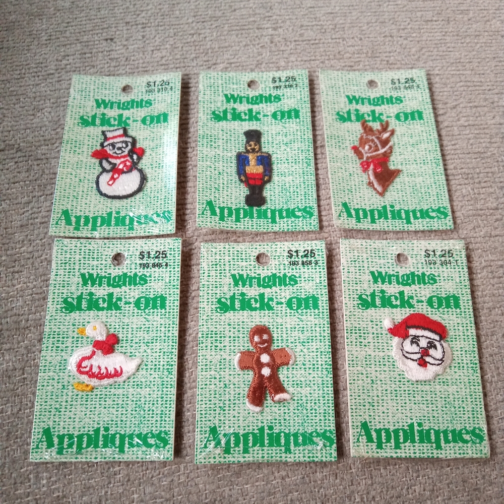 Vintage Wrights Stick-on Appliques